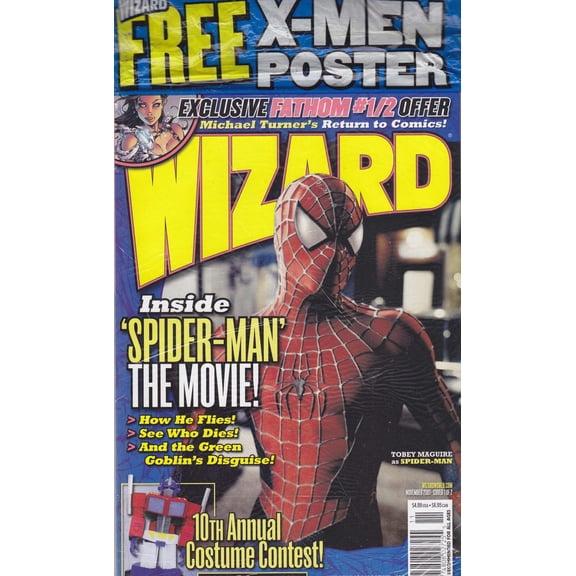 Wizard: The Comics Magazine #122A (with poster) VF ; Wizard Comic Book