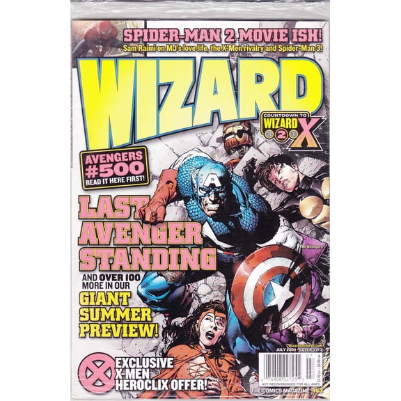 Wizard: The Comics Magazine #153C (in bag) VF ; Wizard Comic Book