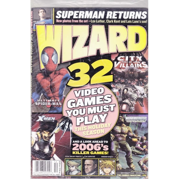 Wizard: The Comics Magazine #170B (in bag) VF ; Wizard Comic Book