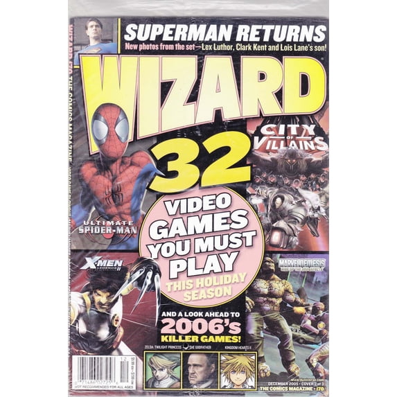 Wizard: The Comics Magazine #170B (in bag) VF ; Wizard Comic Book