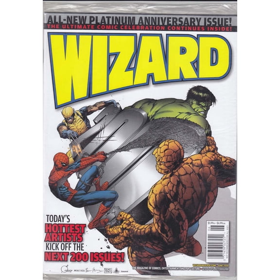 Wizard: The Comics Magazine #200.2B (in bag) VF ; Wizard Comic Book