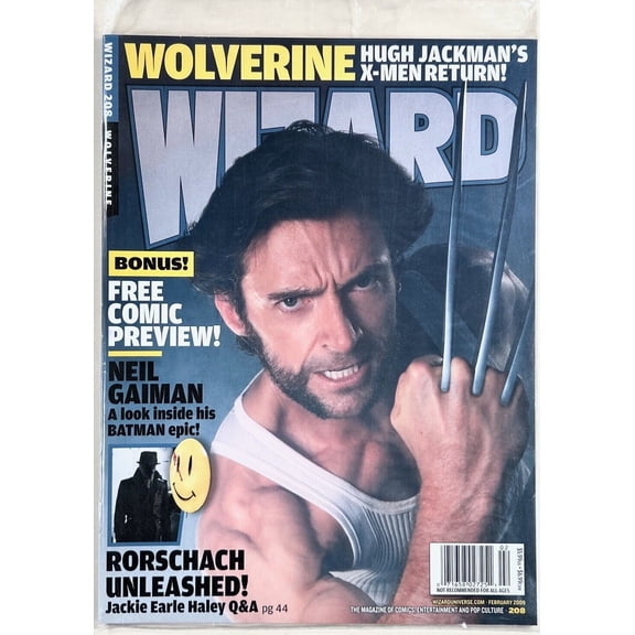 Wizard: The Comics Magazine #208B (in bag) VF ; Wizard Comic Book