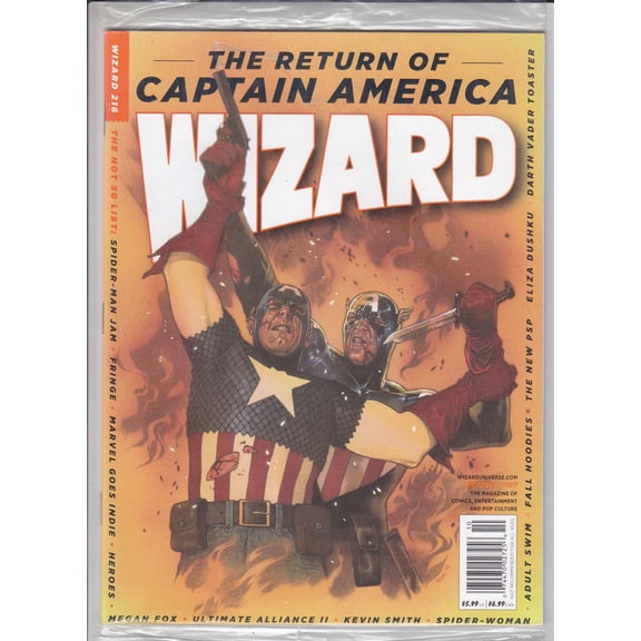 Wizard: The Comics Magazine #216A (in bag) VF ; Wizard Comic Book