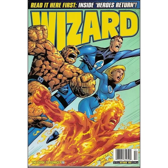 Wizard: The Comics Magazine #74B VF ; Wizard Comic Book