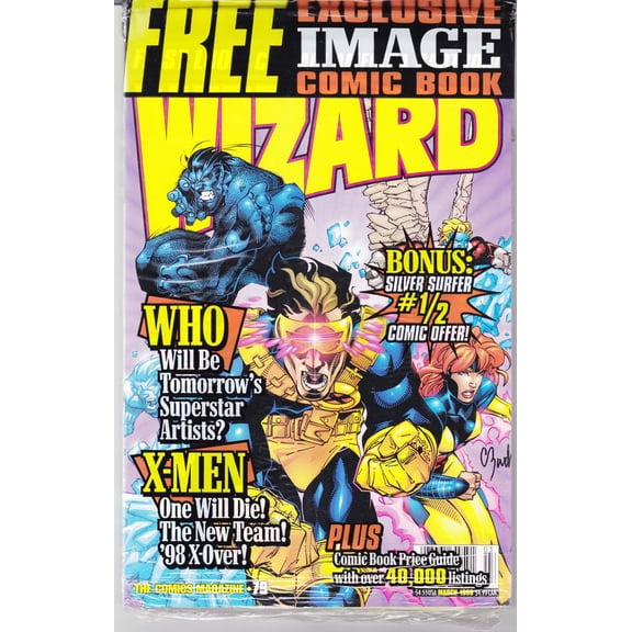 Wizard: The Comics Magazine #79A (in bag) VF ; Wizard Comic Book
