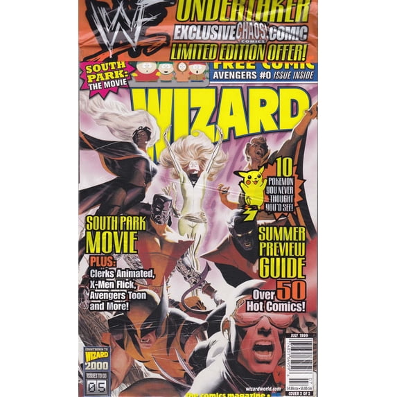 Wizard: The Comics Magazine #95B (in bag) VF ; Wizard Comic Book