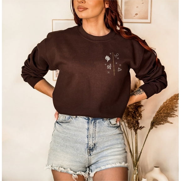 Wizard Wand Shop Embroidered Sweatshirt