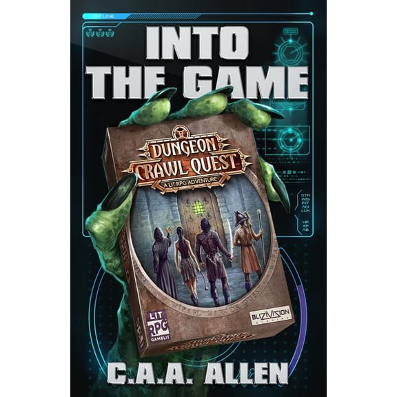 Wizard Warrior Quest Into The Game: Dungeon Crawl Quest: A LitRPG Adventure, Book 1, (Paperback)