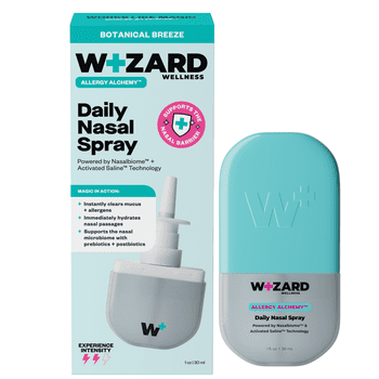 Wizard Wellness Daily Nasal Spray, Saline Mist Spray, Botanical Breeze Scent, 272 Sprays