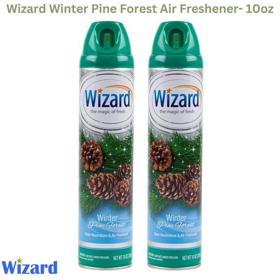 Wizard Winter Pine Forest Air Freshener- 10oz Each , 2 Pack