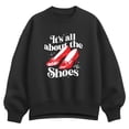 thumbnail image 1 of Wizard of Oz - All About the Shoes - Women's Oversized Fleece Crew Sweatshirt, 1 of 3