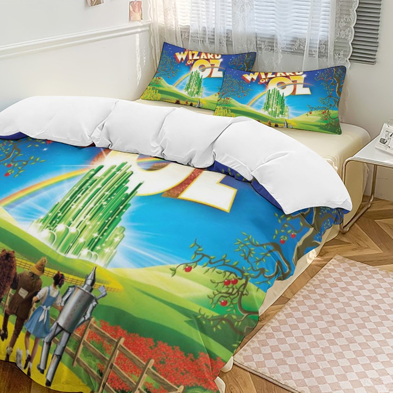Sleepwish Watercolor Dinosaur Duvet Cover Set - 3D Dino Jungle Print Twin Size, 3 Piece (Cover + 2 Pillowcases) - View #11