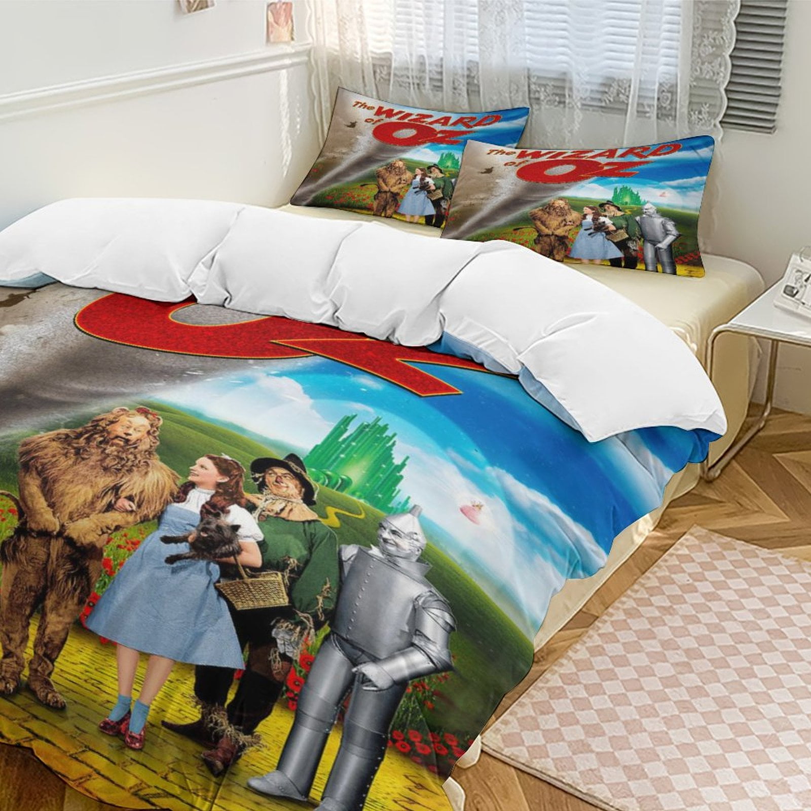 Wizard of Oz Bedding Sets Cartoon Printed Duvet Cover Set Comfortable Decor for Boys Girls Gifts 3 Piece with 1 Duvet Cover and 2 Pillowcase79 90 Walmart