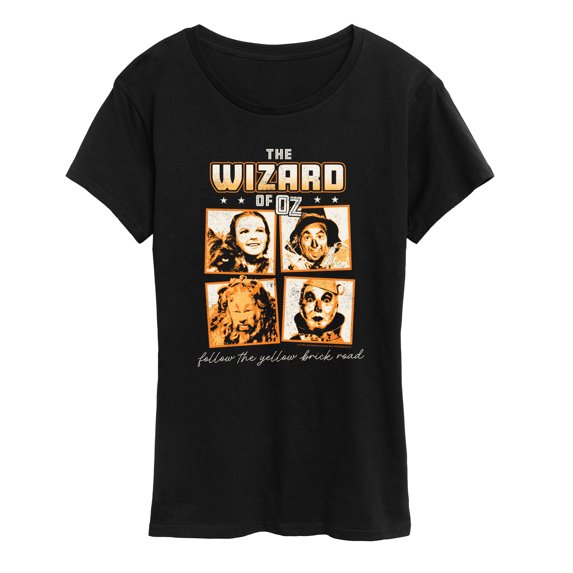 Wizard of Oz - Character Squares Women's Short Sleeve Graphic T-Shirt