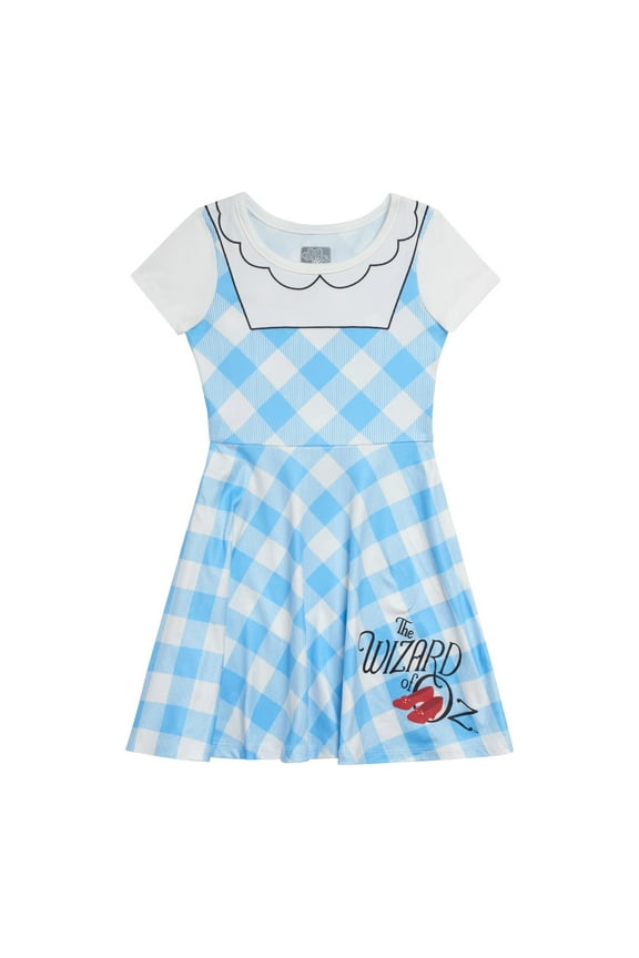 Wizard of Oz Dorothy Cosplay Dress Gingham Toddler to Big Kid