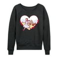 thumbnail image 1 of Wizard of Oz - Dorthy And Toto Heart - Women's Lightweight French Terry Long Sleeve Shirt, 1 of 5