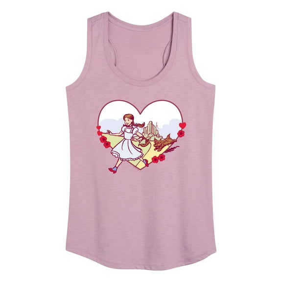 Wizard of Oz - Dorthy And Toto Heart - Women's Racerback Tank Top
