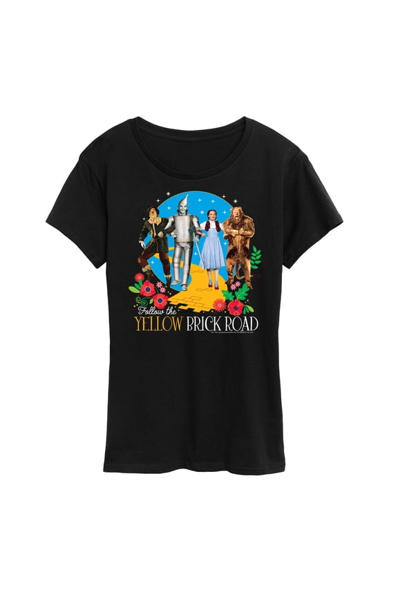Wizard of Oz - Follow the Yellow Brick Road - Women's Short Sleeve Graphic T-Shirt