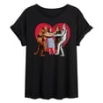 thumbnail image 1 of Wizard of Oz - Group Photo Heart - Juniors Oversized Graphic T-Shirt, 1 of 5