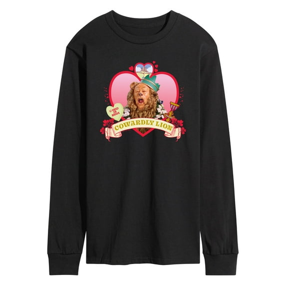 Wizard of Oz - Heart Cowardly Lion - Men's Long Sleeve T-Shirt