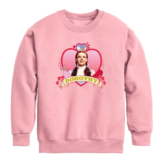 Wizard of Oz - Heart Dorothy - Toddler Boys Fleece Crew Sweatshirt