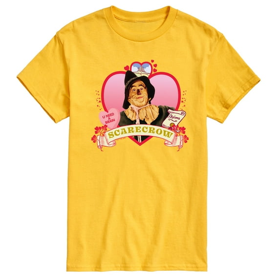 Wizard of Oz - Heart Scarecrow - Men's Short Sleeve Graphic T-Shirt