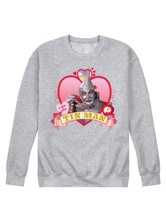 Wizard of Oz - Heart Tin Man Men's Graphic Fleece Sweatshirt