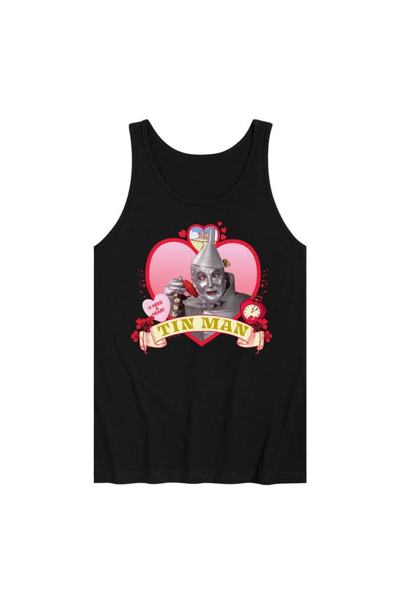 Wizard of Oz - Heart Tin Man - Men's Jersey Tank Top