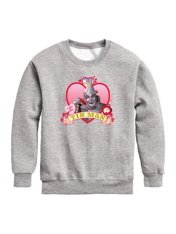 Wizard of Oz - Heart Tin Man Toddler Boys' Graphic Fleece Sweatshirt