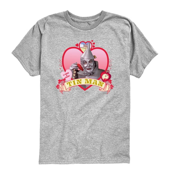 Wizard of Oz - Heart Tin Man - Toddler Boys Short Sleeve Graphic T-Shirt