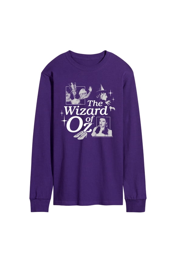 Wizard of Oz - Iconic Squares - Men's Long Sleeve Graphic T-Shirt