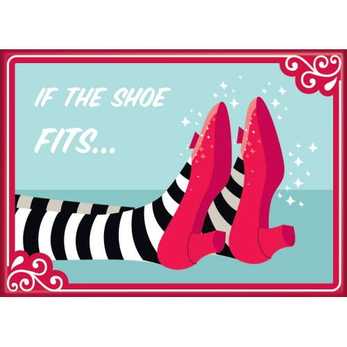 Wizard of Oz If the Shoe Fits 2.5" x 3.5" Magnet