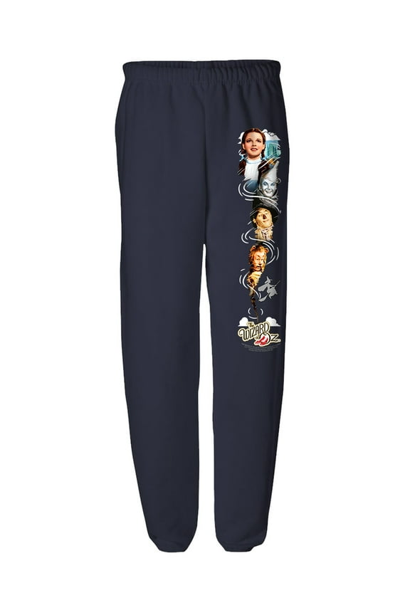 Wizard of Oz It's a Twister Mens Jogger Sweatpants, Navy, Small