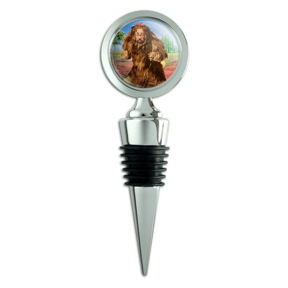 Wizard of Oz Lion Character Wine Bottle Stopper