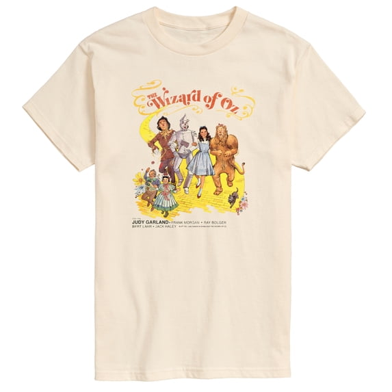 Wizard of Oz - Movie Poster - Men's Short Sleeve Graphic T-Shirt