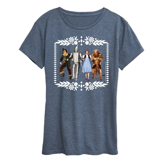 Wizard of Oz - Oz Group White Border - Women's Short Sleeve Graphic T-Shirt
