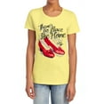 thumbnail image 1 of Wizard of Oz Ruby Slippers Women's T Shirt, Banana, 2X-Large, 1 of 6