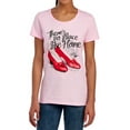 thumbnail image 1 of Wizard of Oz Ruby Slippers Women's T Shirt, Pink, X-Large, 1 of 6