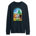 thumbnail image 1 of Wizard of Oz - Stained Glass Men's Long Sleeve Graphic T-Shirt, 1 of 4