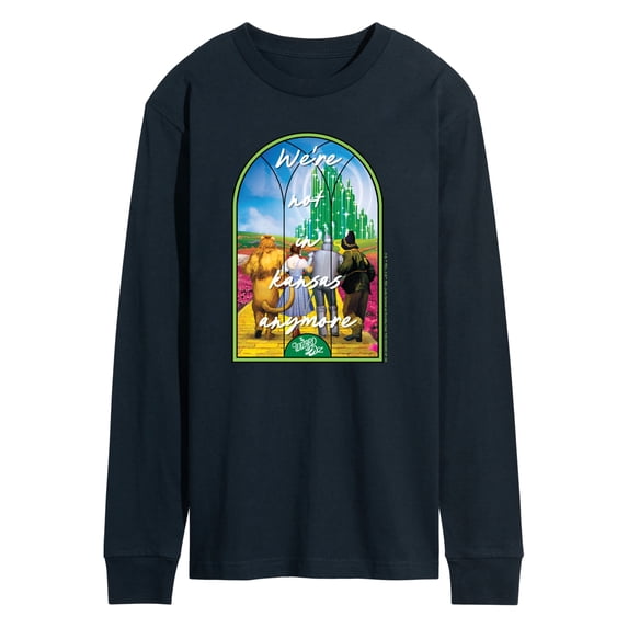 Wizard of Oz - Stained Glass Men's Long Sleeve Graphic T-Shirt