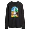 thumbnail image 1 of Wizard of Oz - Stained Glass Men's Long Sleeve Graphic T-Shirt, 1 of 4