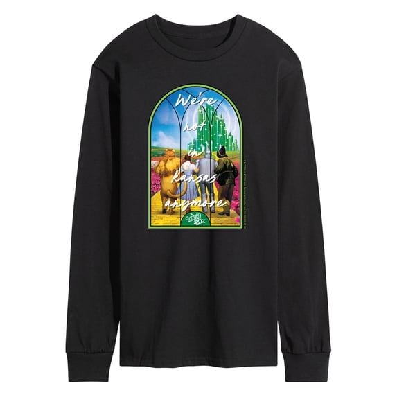 Wizard of Oz - Stained Glass Men's Long Sleeve Graphic T-Shirt