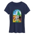 thumbnail image 1 of Wizard of Oz - Stained Glass - Women's Short Sleeve Graphic T-Shirt, 1 of 4
