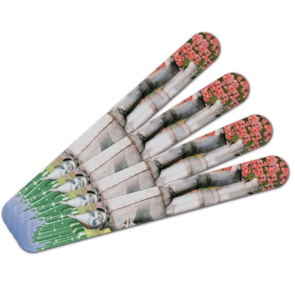Wizard of Oz Tin Man Character Double-Sided Nail File Emery Board Set 4 Pack