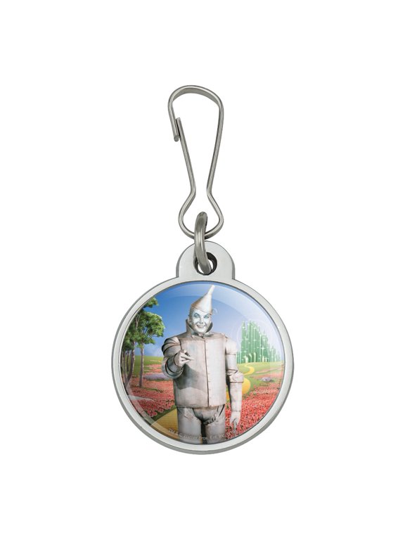 Wizard of Oz Tin Man Character Jacket Handbag Purse Luggage Backpack Zipper Pull Charm