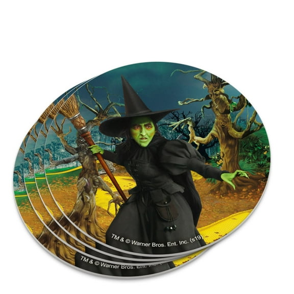Wizard of Oz Wicked Witch Character Novelty Coaster Set