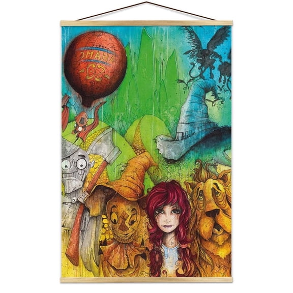 Wizard of Oz by Sean Dietrich Poster - Officially Licensed - 24" x 36" with Poster Hanger Natural Color