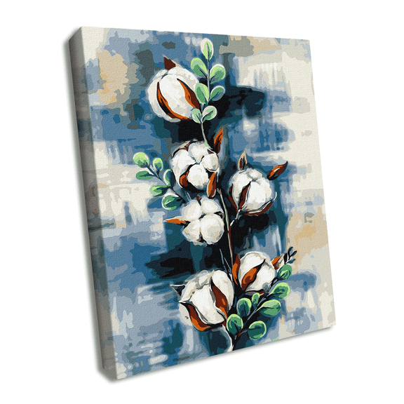 Wizardi Painting by Numbers on a Stretcher kit - Cotton KHO5665 Ideyka