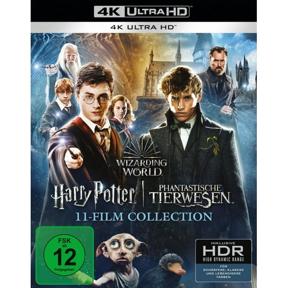 Wizarding World 11-Film Collection (4K Ultra HD) Emma Watson David Yates Daniel Radcliffe