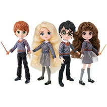 Wizarding World Harry Potter, 8-inch Dolls 4-Pack (Harry, Hermione, Luna and Ron)